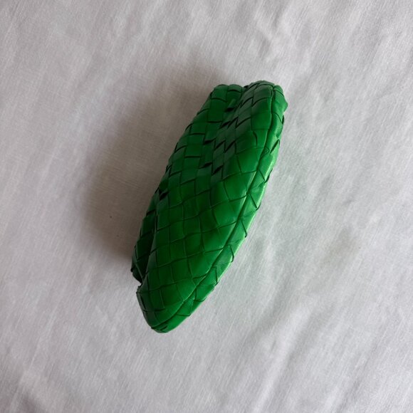 Bottega Veneta Mini Jodie Bag – Parakeet Green Intrecciato Leather - Picture 4 of 5